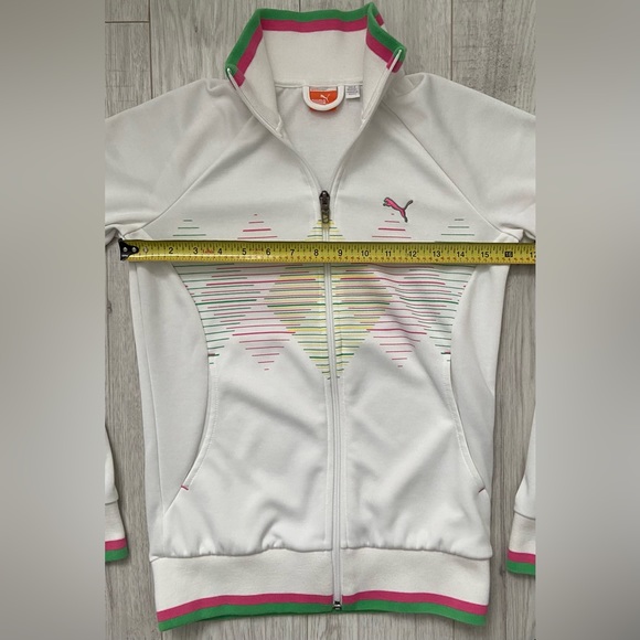 PUMA SPORT LIFESTYLE TRACK STYLE ZIPPER JACKET WITH POCKETS SIZE XS ~X CONDITION - Picture 5 of 6